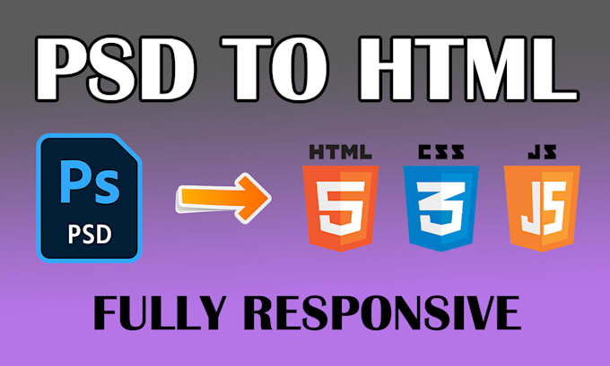 Convert your psd files to html and css by Richmomocompany | Fiverr