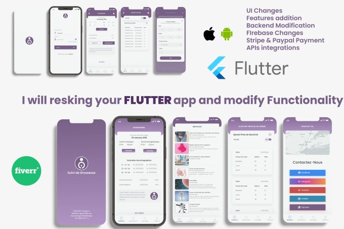 Setup, customize and reskin flutter app by Abbasdd | Fiverr