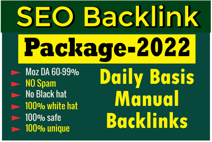 do manual backlinks SEO link building for top ranking in google
