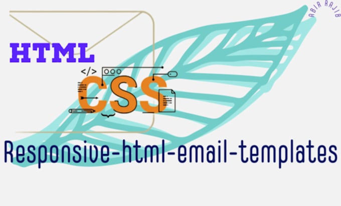 Code responsive html,css email template by Abir_rajib | Fiverr
