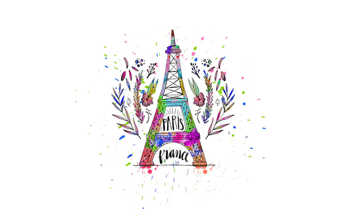 do amazing trendy watercolor graphic t shirt design