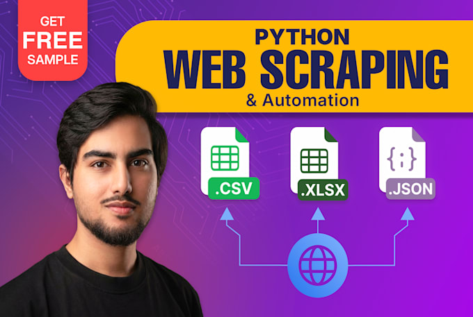 do python web scraping, data mining, web scraper, data scraper