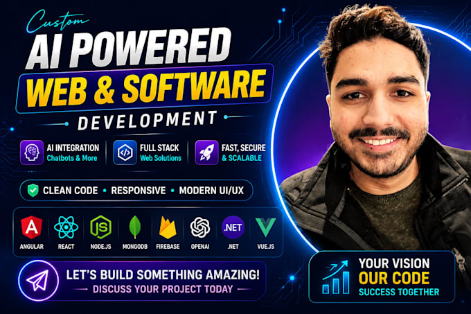 build full stack, ai powered websites, chatbots, and software solutions