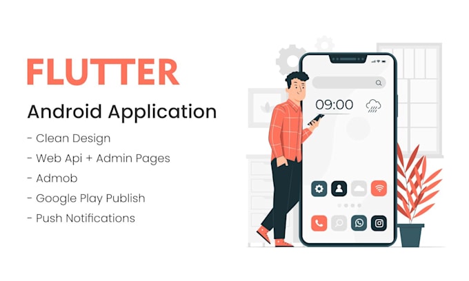 Make android, ios app with flutter and firebase by Bykologlu | Fiverr