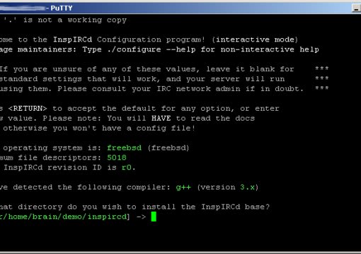 install IRCD Chat Server On your Shell