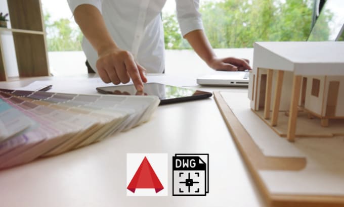 creat 2d building design in autocad and 3d max