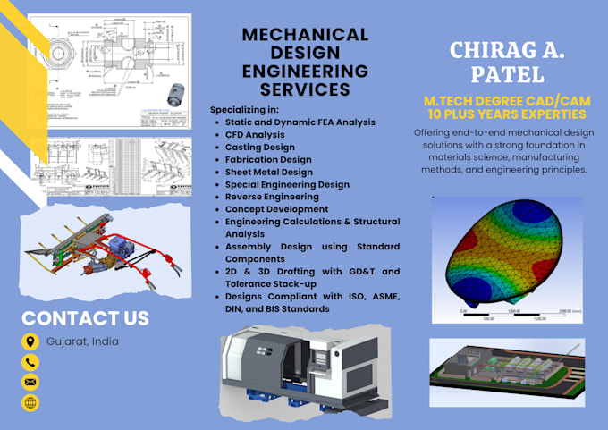 design and develop mechanical and industrial product with engineering expert