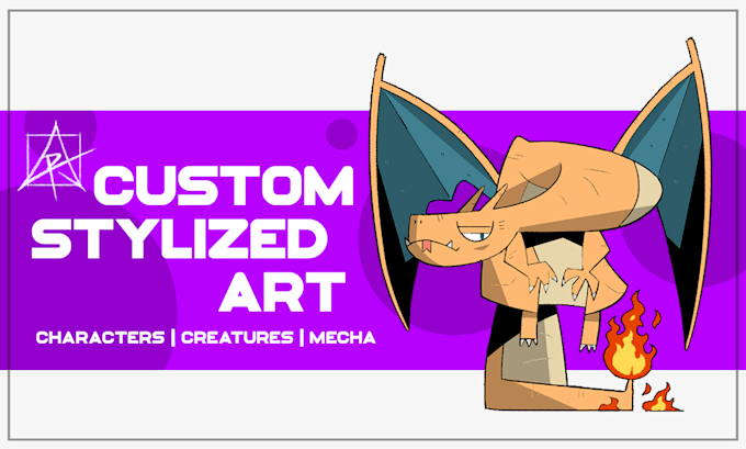draw custom characters design in my unique style