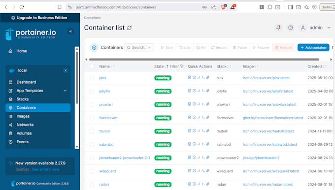 be your expert docker, portainer, and containerization support