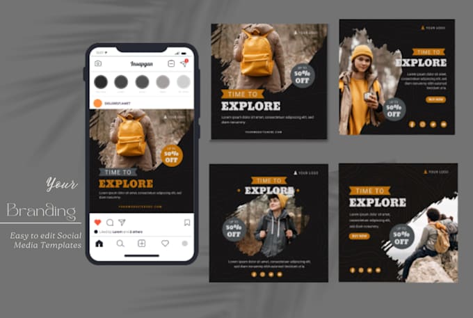Create flyer, poster, banner, social media posts, ebook, ads in canva ...
