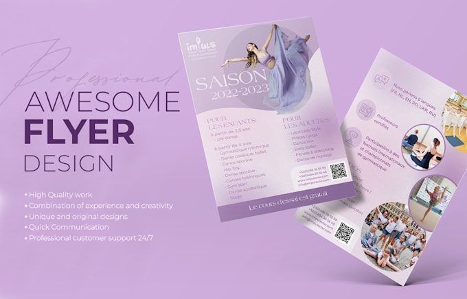 design a professional flyer for your business
