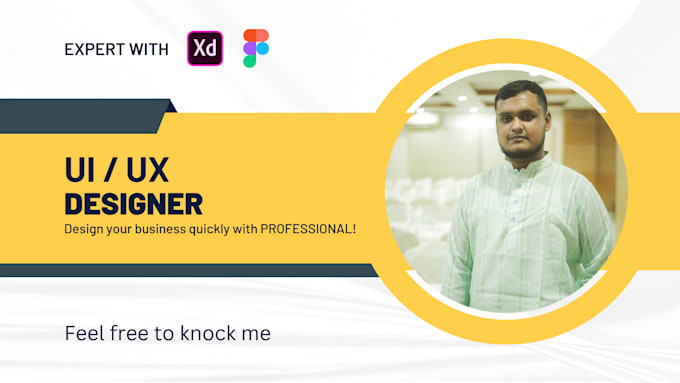 Do web ui and ux design with adobe xd or figma by Joynalbd | Fiverr