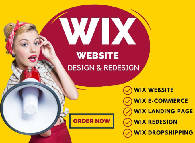 Hire a freelancer to design business wix website wix redesign wix landing page wix ecommerce for you
