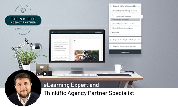 be your thinkific specialist to design your online school