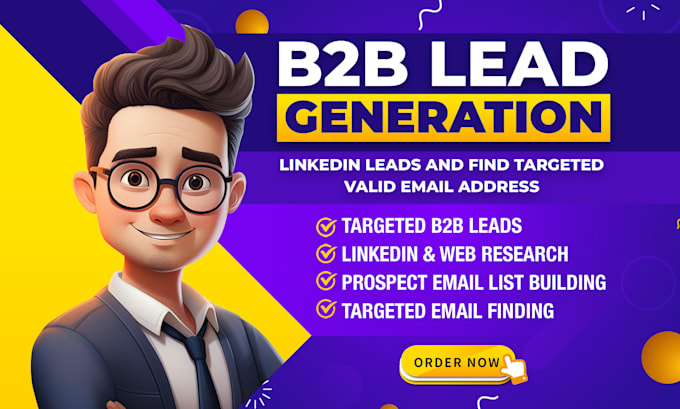 do b2b lead generation, linkedin leads, contact list and targeted list