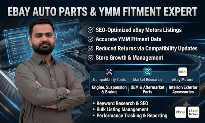 ebay autoparts listing, ebay motors, automotive listings