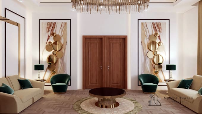 design modeling render interior, exterior by 3dmax