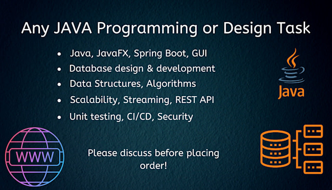Build any java application for you by Senra7884 | Fiverr