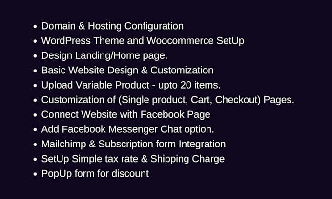 do mobile friendly webshop , online store by woo commerce elementor