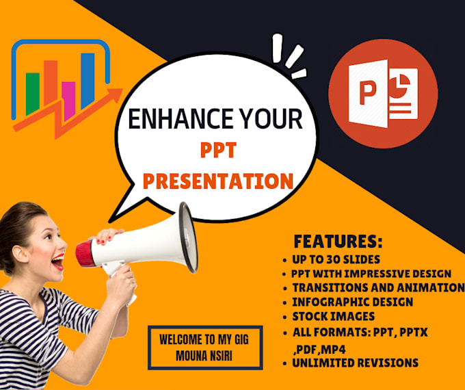 design and redesign your powerpoint project into an impressive PPT presentation