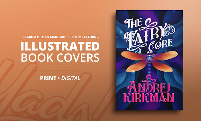 design a professional paperback, hardcover or ebook cover
