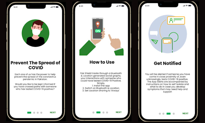 develop a responsive app using flutter dart and firebase