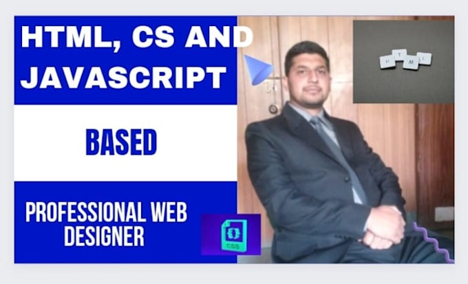 Build any html css javascript based websites by Tasweershah171  Fiverr