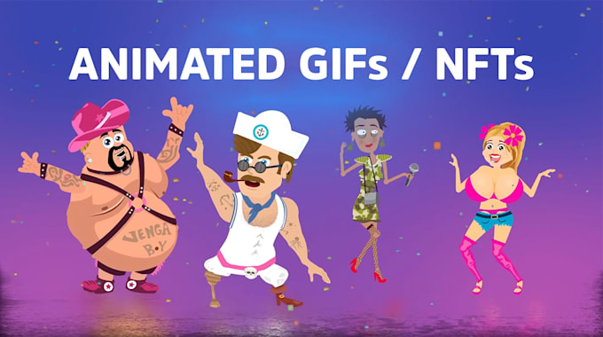 create animated gifs and nfts for your brand