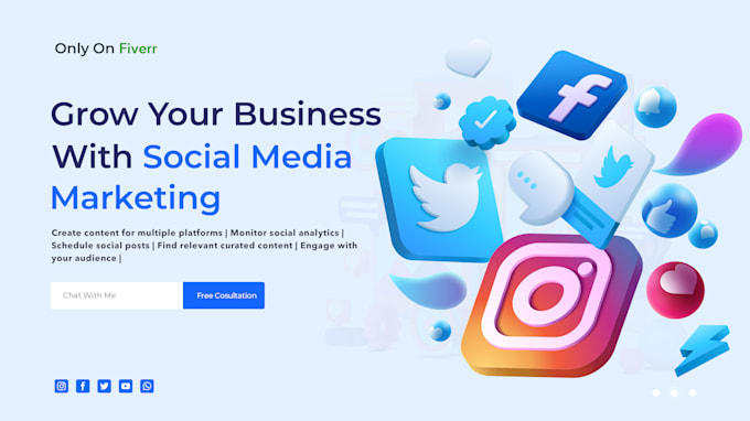 manage your social media and grow with curated content