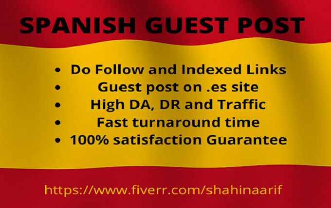do guest post on spanish site with do follow links