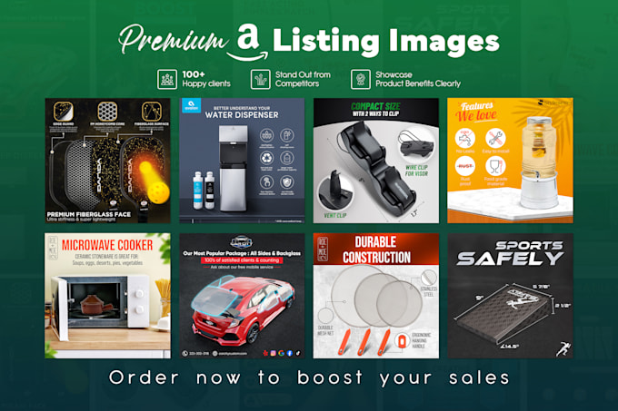 design high converting amazon product listing images