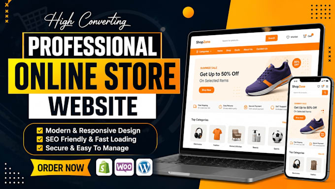 build ecommerce website online webshop with wordpress woocommerce