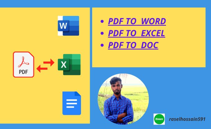 Convert your pdf word or excel file into google docs sheets by ...