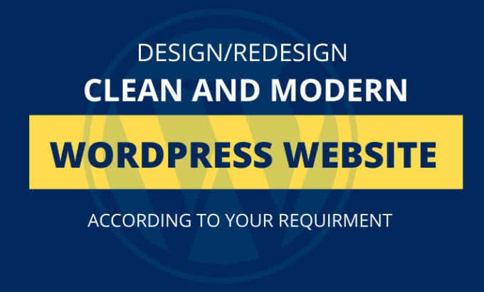 design a clean and modern wordpress website