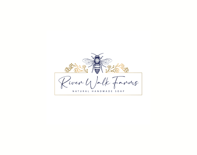 do honey bee logo design for you