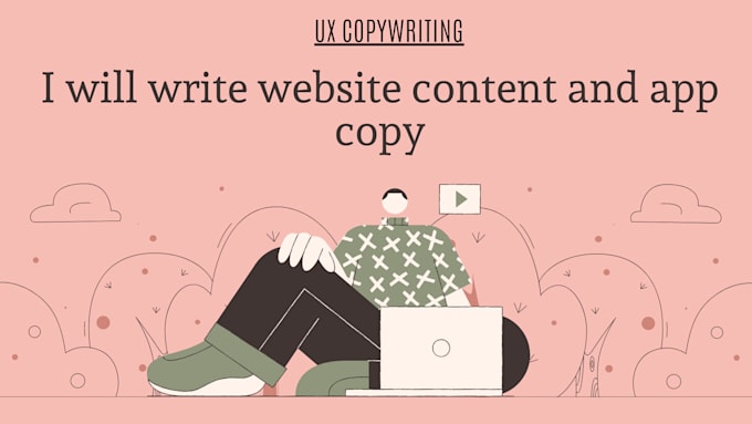 write UX copy and website copy