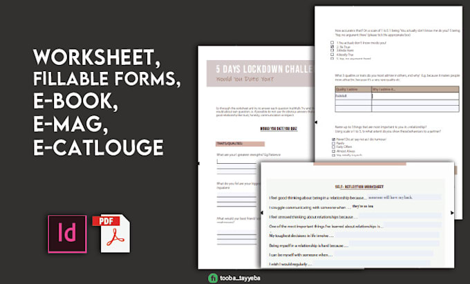 design interactive PDF, ebook, e magazine