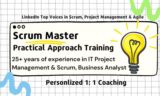 train on scrum, scrum master