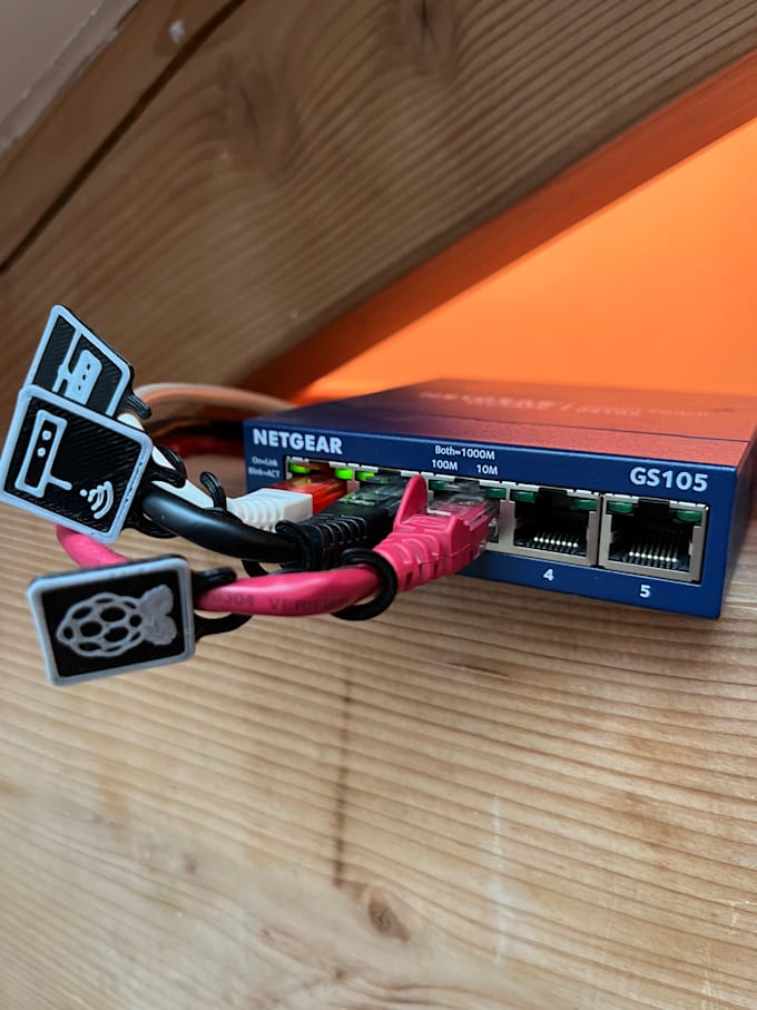 organize your cables with labels