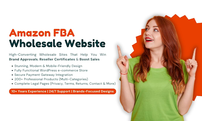 create amazon fba wholesale website for brand approval