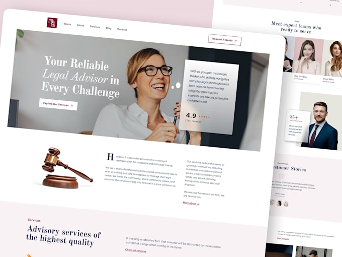 design user centered UX UI design for your business website