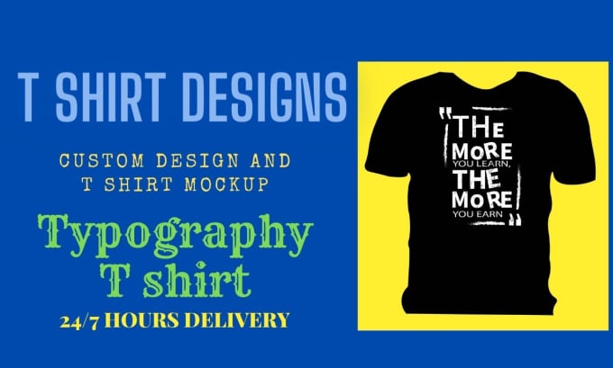 Create custom typography, vector t shirts and merchandise by Junaid ...