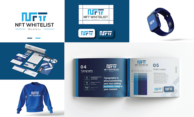 do brand identity kit guidelines, branding style guide or stationery design