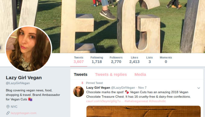 tweet your vegan vegetarian plantbased or health link to targeted audience