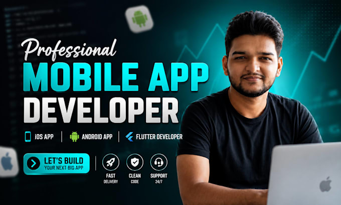 do flutter app development, mobile app development, android app, ios app