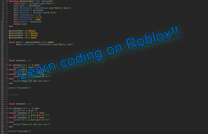Teach You How To Code Roblox Games By Mahhithemaster Fiverr teach-you-how-to-code-roblox-games-by-mahhithemaster-fiverr