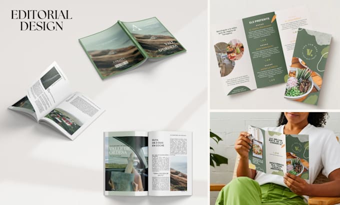 design your mini magazine, catalog or flyer