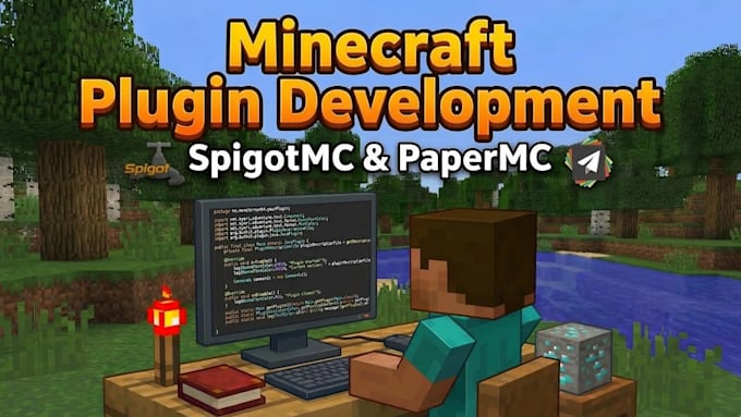 code you a custom minecraft spigot or paper plugin