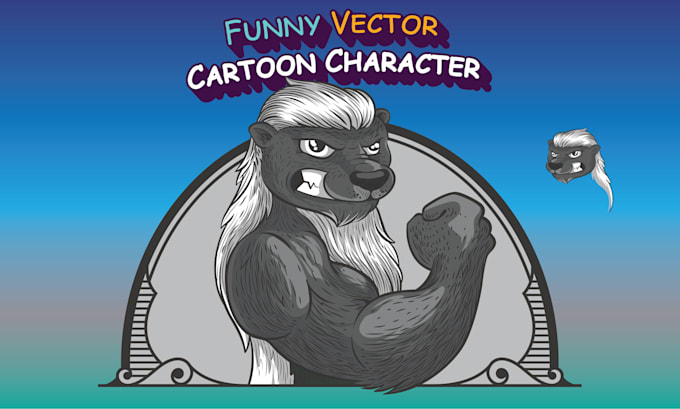 draw funny  vector cartoon characters and meme coin art