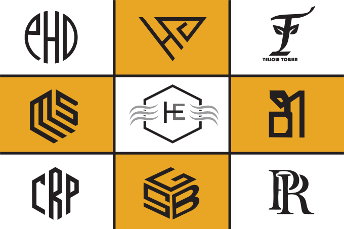 design professional symbolic monogram or initial letter logo